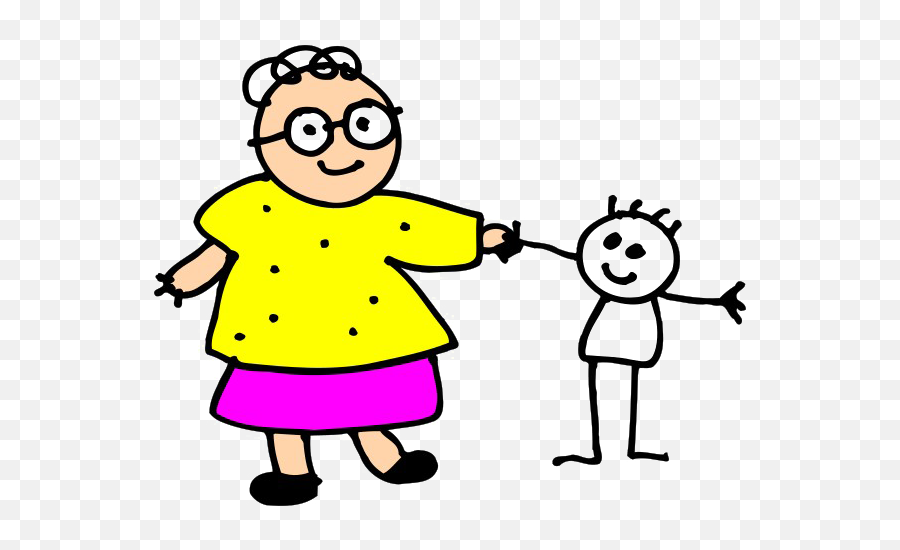 Grandma Png Pic - Grandma And Me Drawing,Grandma Transparent