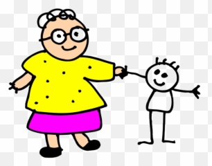 Grandma Png Pic - Grandma And Me Drawing,Grandma Transparent