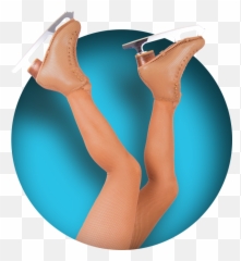 Fishnet Tights For Ice Skaters - Sign png