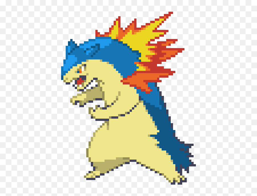 Pixilart - 17 Buzz Cuts That Will Convince You Png,Typhlosion Png