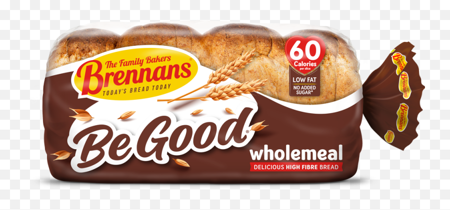Brennans Be Good Wholemeal Bread - Brennans Be Good Bread Png,Bread Slice Png
