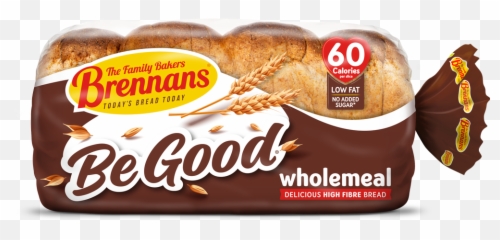 Brennans Be Good Wholemeal Bread - Brennans Be Good Bread Png,Bread Slice Png