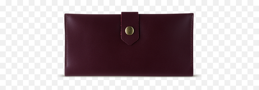 Handmade Womens Glossy Marsala Bifold - Solid Png,Wallet Png