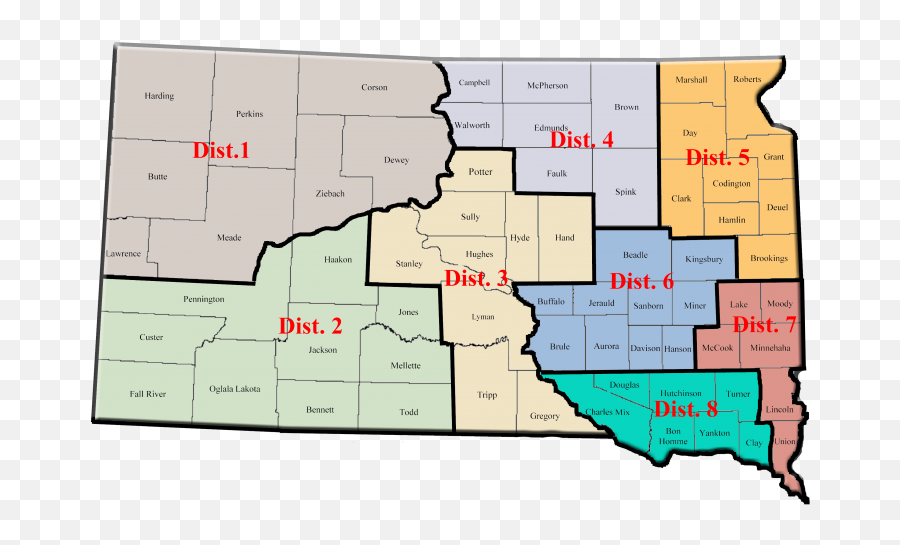 South Dakota American Legion - Property Map In South Dakota Png,American Legion Png