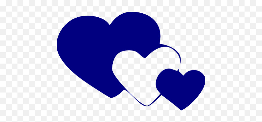 dark blue heart png