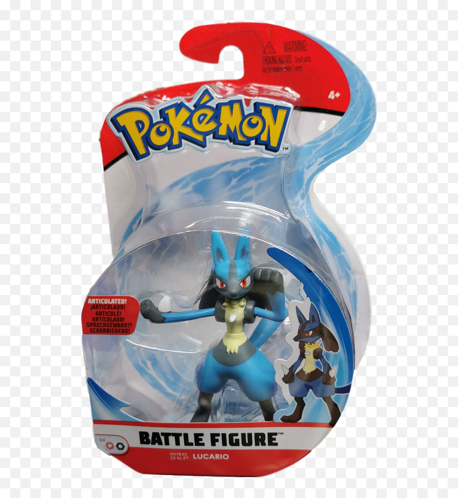 Pokemon Battle Figure - Lucario Trois Pokemon Figurine Png,Lucario Transparent