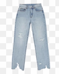 The Most Flattering High Waist Jeans - Solid png