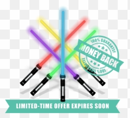 Star Wars Lightsaber Png 550360 - Clock Transparent,Lightsaber Png