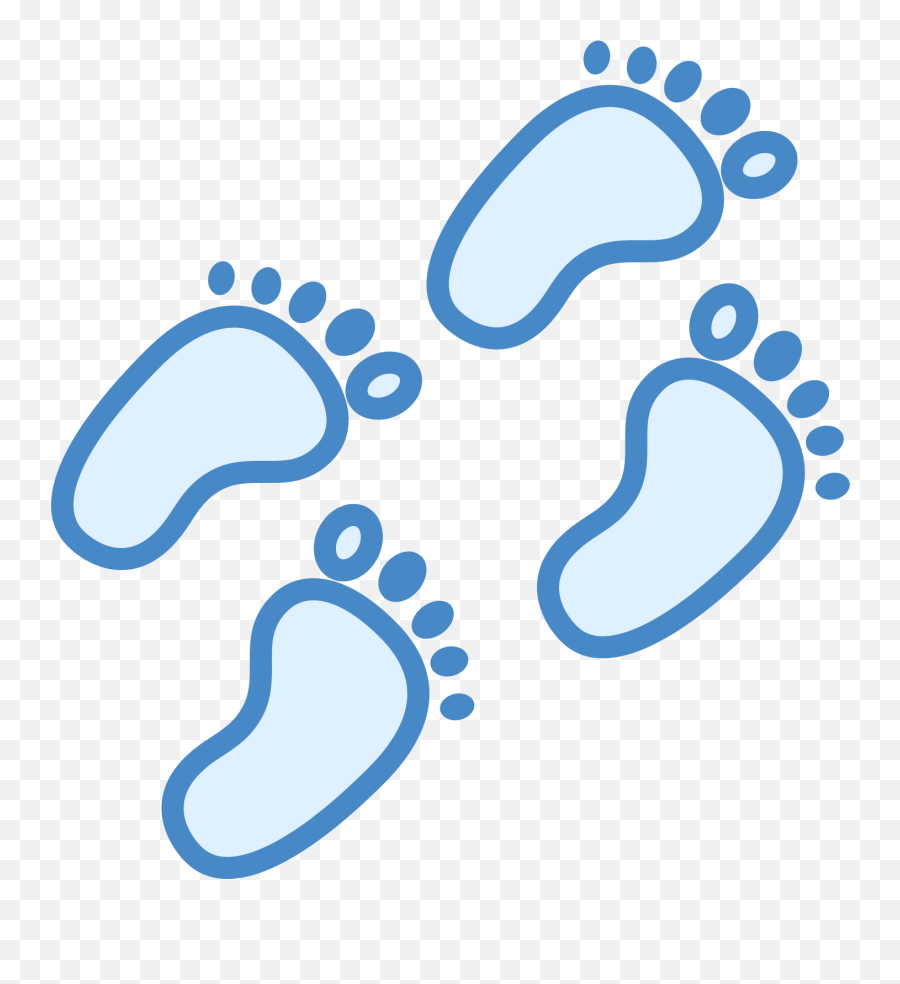 Footsteps - Baby Footprints Path Icon Png Download Large Bebe En Camino Png,Footsteps Icon