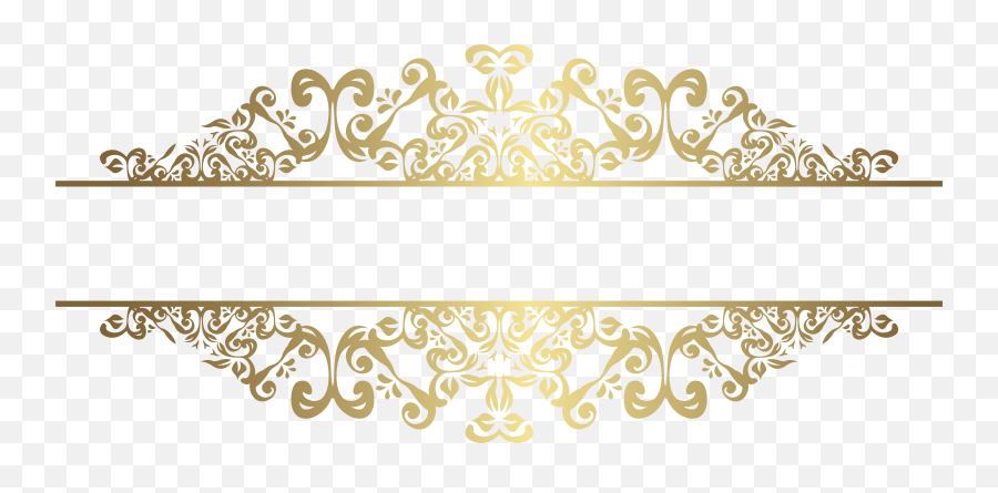 Png Clip Art Gallery Yopriceville - Decorative Line Gold Png,Ornaments Png