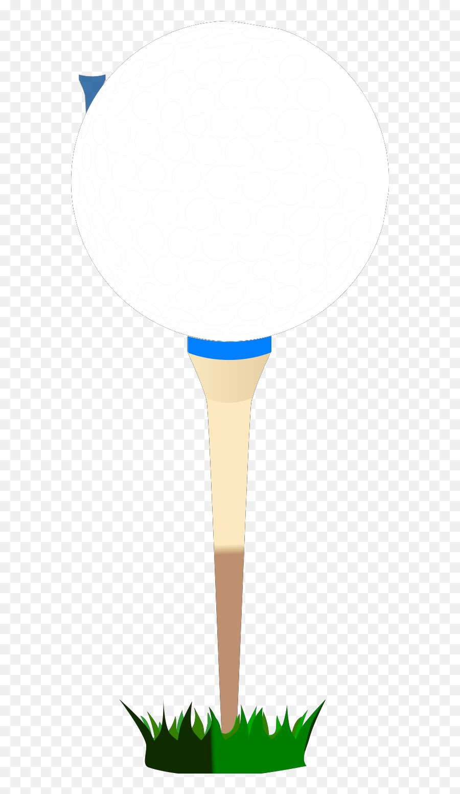 Golf Ball Blue Tee Svg Vector Clip Art - Dot Png,Golfball On Tee Icon Free