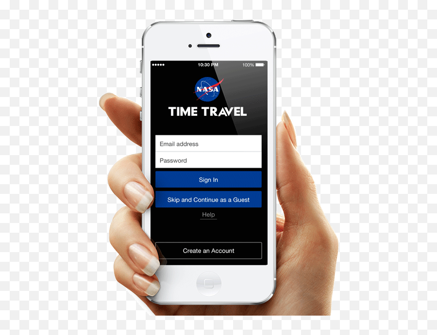 Nasa Time Travel App - Time Travel App Mockups Png,Cooper Icon