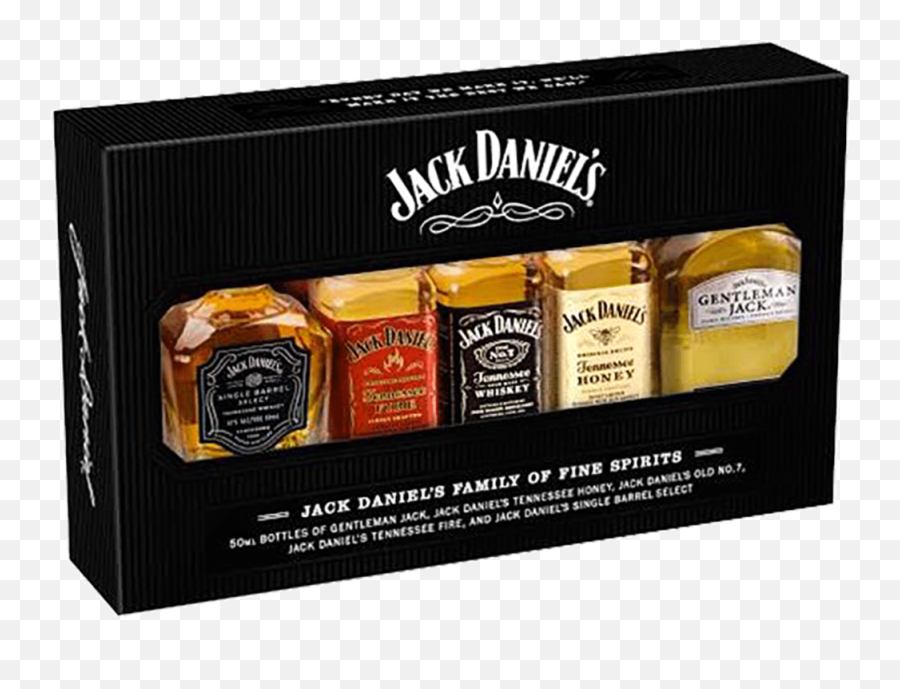 Jack Danielu0027s Family Of Brands Sampler - Jack Daniels Family Jack Daniels Mini Set Png,Jack Daniels Png