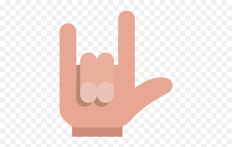 Download Hd Rock And Roll Hand Icon Transparent Png Image - Metal Vector Hand Svg,Finger Gun Icon