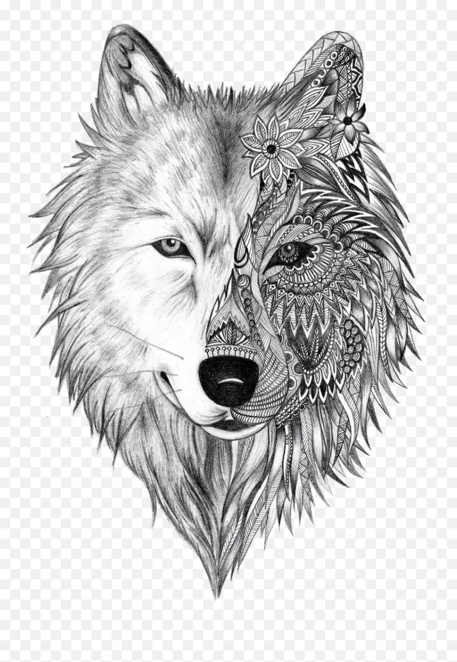 Download Tattoo Sleeve Gray Artist Heart Wolf Ink Hq Png - Wolf Spirit  Animal Tattoos,Heart Tattoo Png - free transparent png images 
