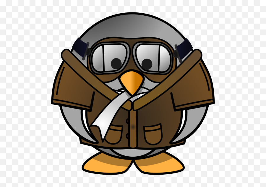 Penguin Pilot Png Svg Clip Art For Web - Download Clip Art Pinguino Pilota,Pilot Icon