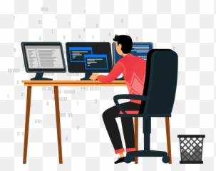 Flutter App Development Company Hire Thirstydevs - Office Worker png