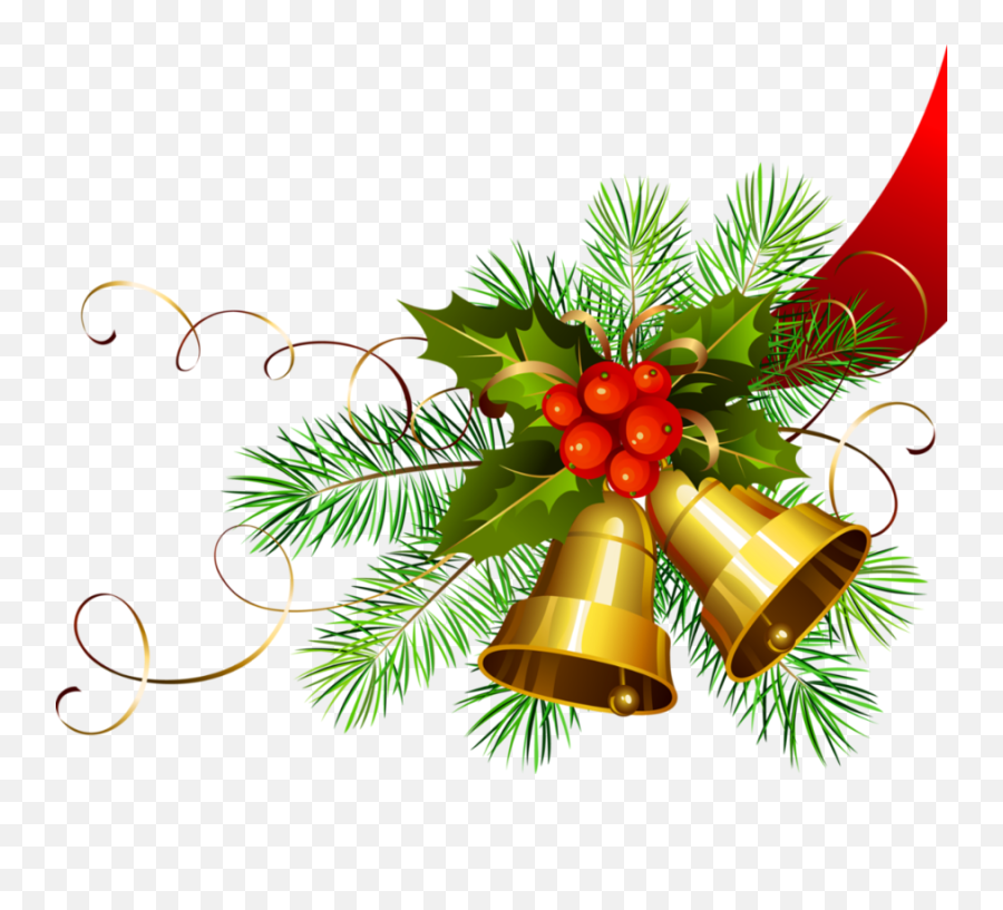 Transparent Christmas Gold Bells Campanas De Navidad - Christmas Png Images Free,Christmas Bells Png