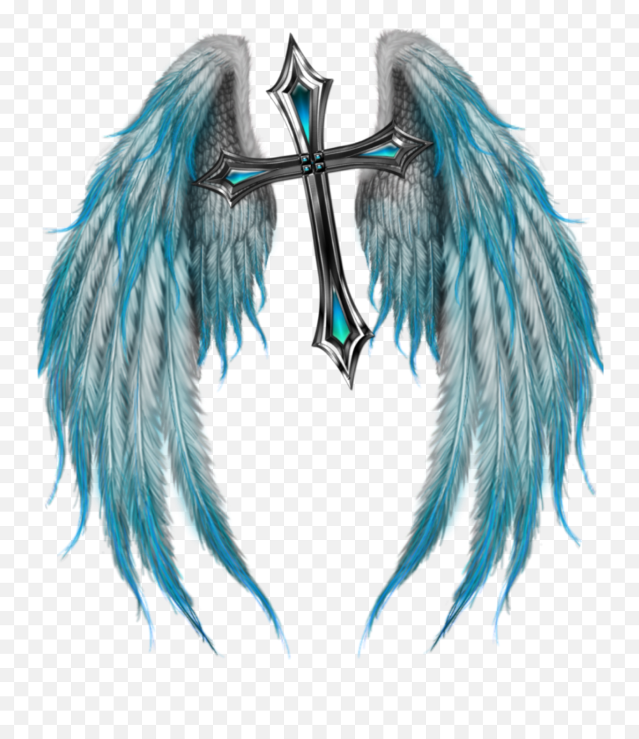Feather Tattoo Png - From Faith Knights Takashimau0027s Symbol Angel Blue Wings Png,Angle Wings Png