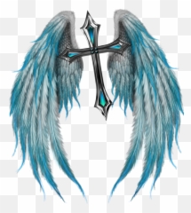 Feather Tattoo Png - From Faith Knights Takashimau0027s Symbol Angel Blue Wings Png
