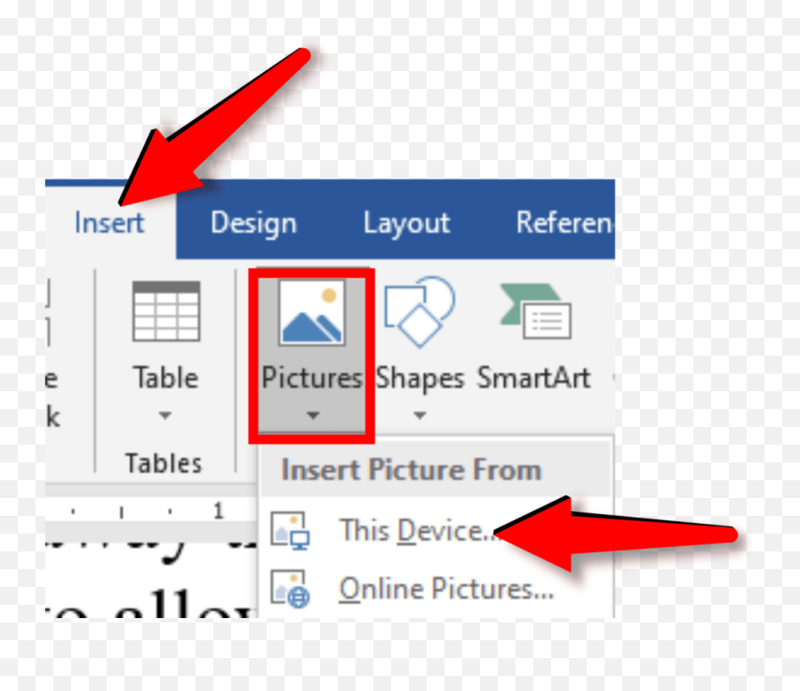 How To Save Ms Word Table As An Image - Officebeginner Vertical Png,Insert Icon Into Word Document