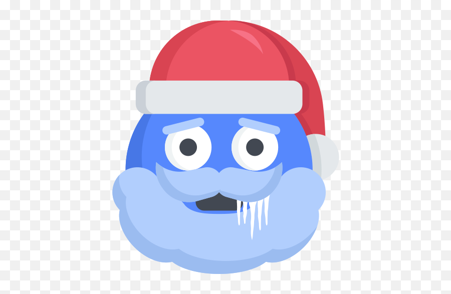 Christmas Cold Emoji Freezing Santa - Freezing Cold Emoji Png,Cold Png