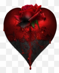 Heart Rose Png Picture - Good Night Image Love,Rose Heart Png