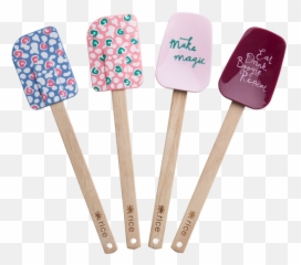 Kitchen Silicone Spatula In 4 Assorted Designs Rice Dk - Ice Cream Png,Spatula Png