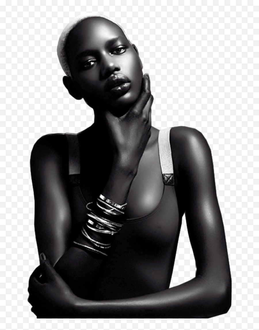 Transparent Png Clipart Free Download - Ajak Deng,Black Model Png