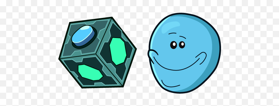 Rick And Morty Mr Meeseeks Box Cursor U2013 Custom - Rick And Morty Meeseek Meeseek Png,Rick And Morty Portal Png