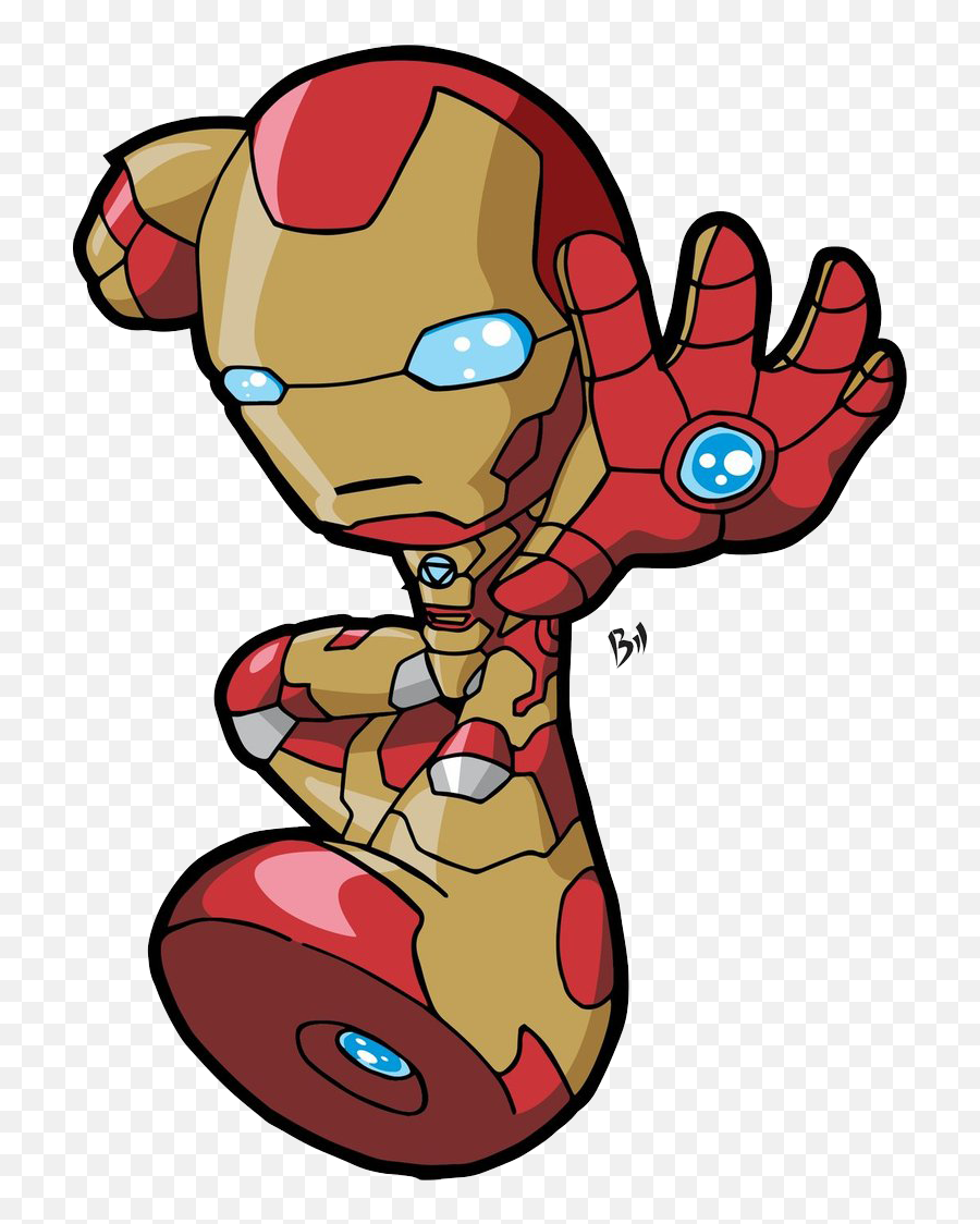 Chibi Iron Man Png Transparent - Iron Man Kids Cartoon,Iron Man Png - free transparent  png images 