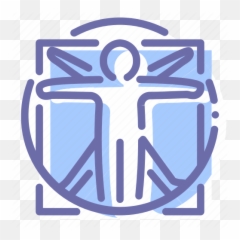 Davinci Man Vinci Vitruvian Icon - Illustration png