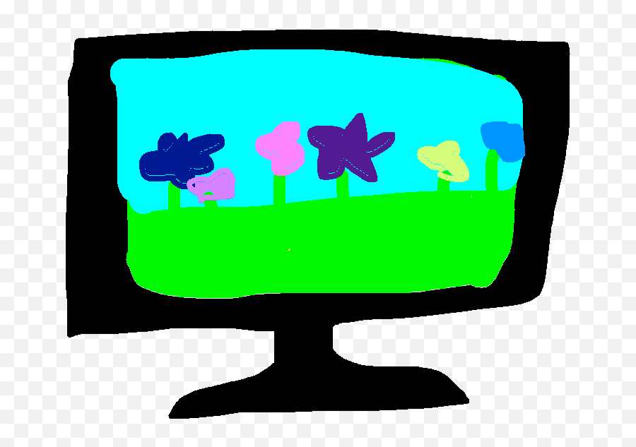 Watching Tv Clipart Drawing - Png Download Full Size Clip Art,Tv Clipart Png