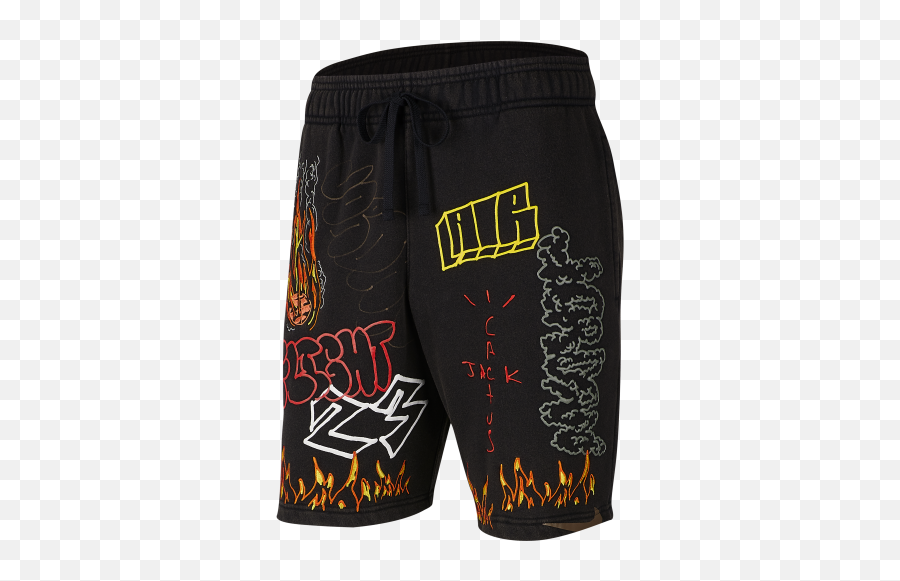 Travis Scott X Jordan Srt Fleece Short Ck4026 010 - Travis Scott Short Png,Travis Scott Png