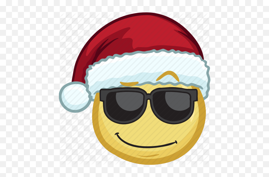 U0027emojis With Santa Hatsu0027 By Vector Toons - Emoji With Santa Hat Png,Christmas Hats Transparent