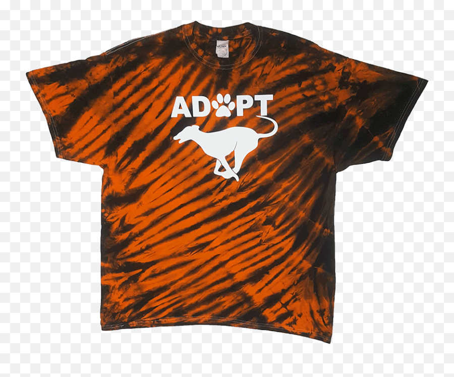 Orangeblack Tiger Stripe Tie - Dye Tshirt Active Shirt Png,Tiger Stripes Png