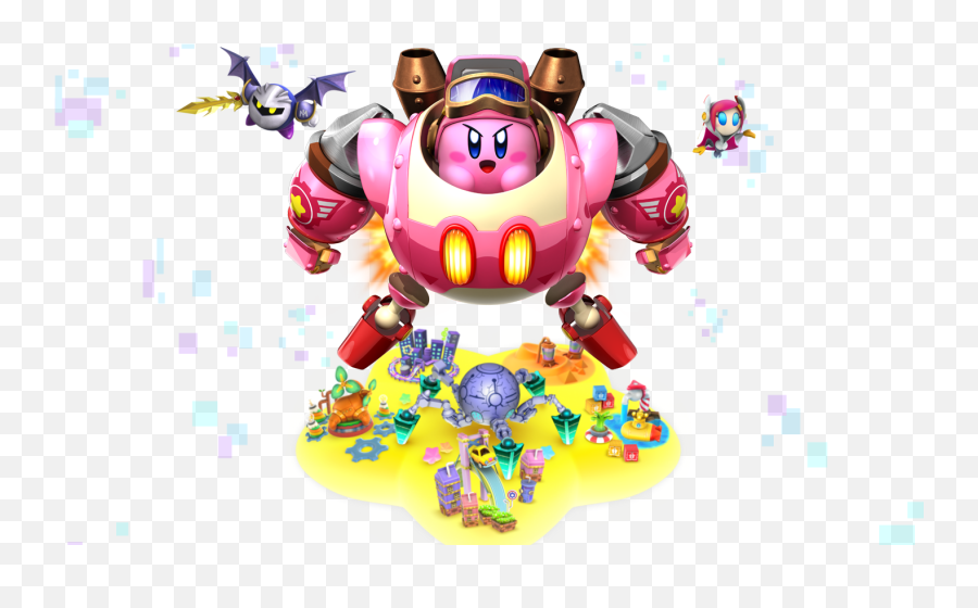 Nintendo Releases New Kirby Planet Robobot Trailers U2013 Ninty - Kirby Planet Robobot Soundtrack Png,Kirby Transparent Background