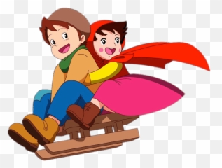 Peter - Heidi And Peter Png,Sled Png