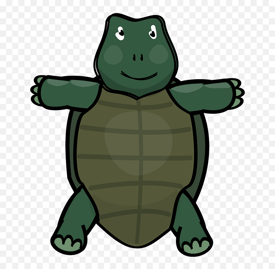 Cute Turtle Clipart - Cartoon Png,Turtle Clipart Png