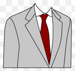 Suit Grey Clothing - Free vector graphic on Pixabay Cartoon And Tie png