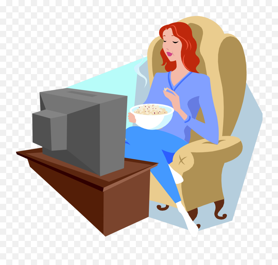 Clipart Tv Verb - Watching Tv Clipart Transparent Png Watching Tv Cartoon  Png,Tv Clipart Transparent - free transparent png images 