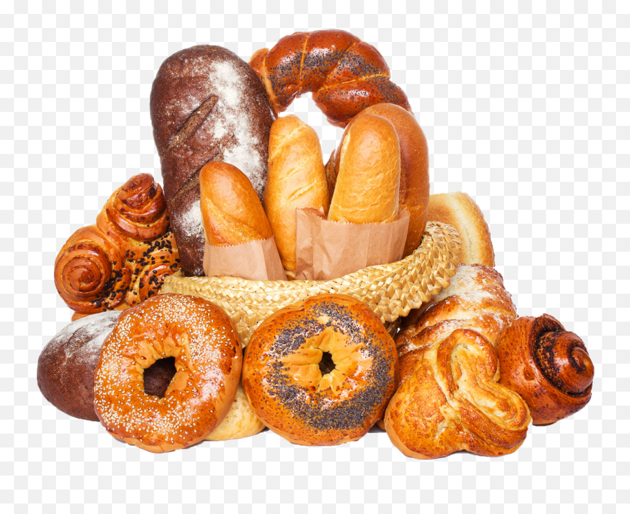 Baked Bread Png Image - Bakery Image With White Background,Bread Png