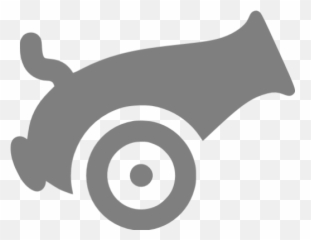 Gray Cannon Icon - Transparent Golden Shooting Texture png