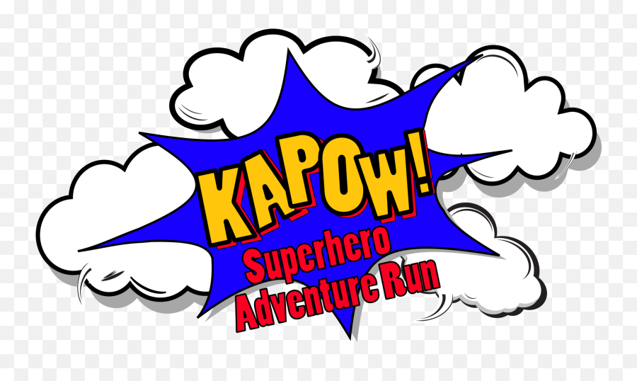 Superhero Adventure Run - Clip Art Png,Kapow Png