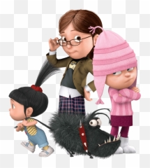 Meu Malvado Favorito Png - Margo Edith And Agnes,Gru Png