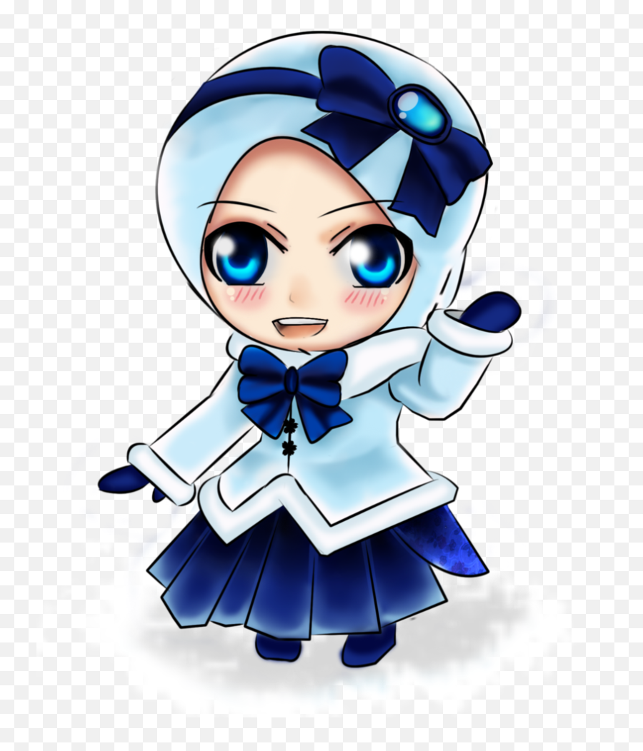 Download Hd Muslimah Chibi Yuki By Hitomisuko - Anime Chibi Anime Girl Chibi Muslim Png,Muslim Png