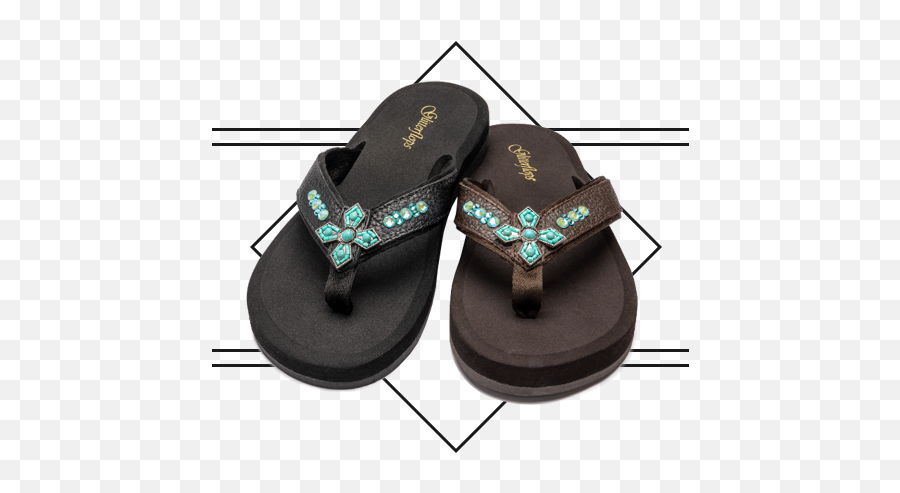 Glitterflops - Greatlooking Orthopedic Flip Flops Slipper Png,Flip Flop Png