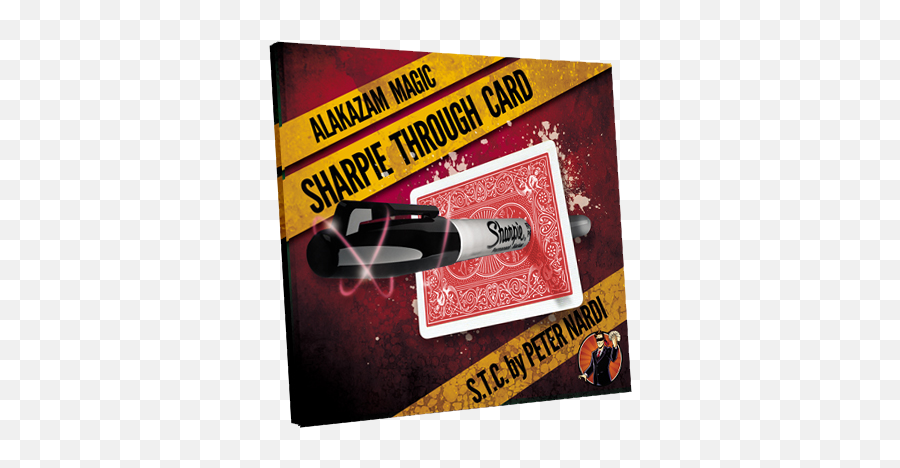 Sharpie Through Card Gimmick And Online Instructions Red By Alakazam Magic - Dvd Walmartcom Sharpie Thru Card Magic Tricks Png,Alakazam Png