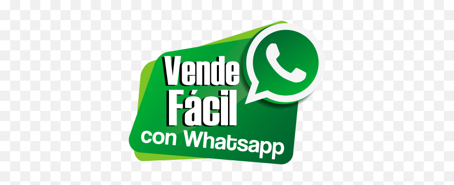 Stickers De Whatsapp Vende Fácil Con - Whatsapp Png,Logo De Whatsapp