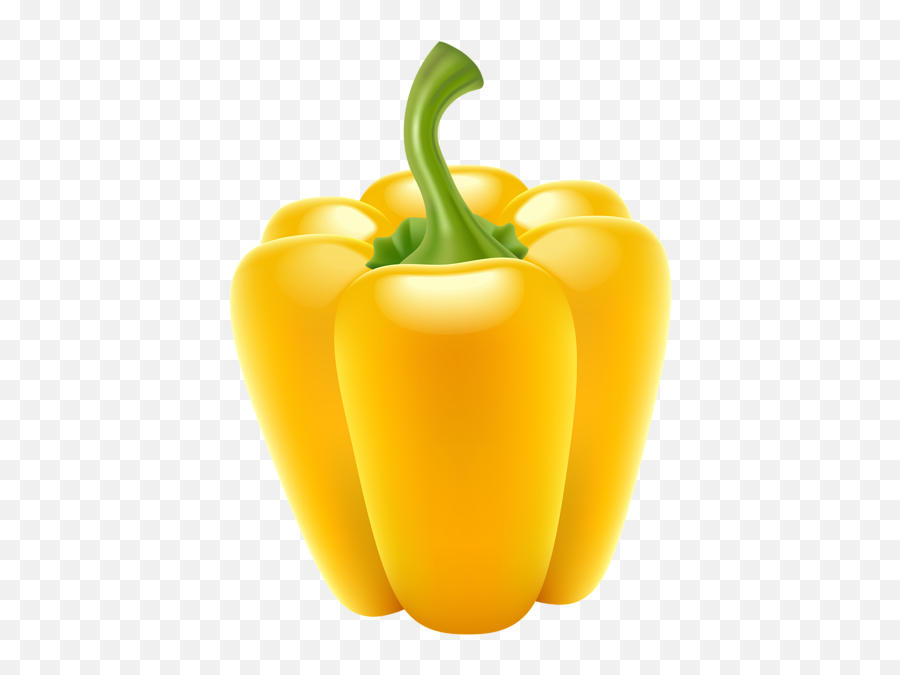 Vector Free Stock Yellow Transparent Png Clip Art Image - Bell Pepper Clipart Png,Bell Transparent Background